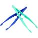 BinaryABC Disposable Plastic Tweezers 12Pcs - Blue and Green - Medical Craft Tweezers - Buy Online on GoSupps.com