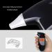 OFZVEOB Portable Digital LED Display Breathalyzer - Police Accurate Alcohol Tester with Keychain and 10 Mouthpieces - Buy Online on GoSupps.com