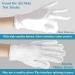 White Cotton Gloves 24 Pack - Washable Spa Moisturizing Gloves for Eczema & Sleeping - One Size Fits Most - Buy Online on GoSupps.com
