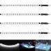 Vbakor Boat Led Strip Lights, 4 Pcs 24'' Marine Boat Interior Courtesy Deck Navigation Lights, Super Bright Waterproof Marine Led Lights Strip for 12V Pontoon Fishing Boat Yacht Kayak Sailboat (White)