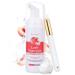 Lunamoon eyelashes shampoo lash shampoo eyelash foam Cleaner eyelash shampoo for eyelash extensions gentle lash cleaner foam wash for removing oil & make-up 60ml (peach)