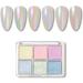 Chrome Nail Powder Shiny Nail Glitter Powder Nail Art Pigment Powder Set for DIY Nail Decor 6 Colors - Buy Online on GoSupps.com