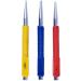 Mr Gadget Solutions 3pc Color Coded Nail Punch Set 1/32'' 1/16'' 3/32'' 1.5/2/3mm Bright & Panel Pins - Buy Online on GoSupps.com