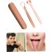 Stainless Steel Tongue Scraper Set - 3pcs Dental Cleaner Tool with Case for Oral Hygiene - Buy Online on GoSupps.com