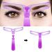 Encci Eyebrow Stencil Kit - 8 Styles | DIY Grooming Template with Handle Strap | Washable & Reusable | 9 Piece Set - Buy Online on GoSupps.com