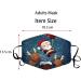 1 Pieces Adults Protect_Cover_Mask Washable Reusable Christmas Print With Filter Pocket Adjustable Earloops (O) - Buy Online on GoSupps.com
