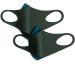 Everyday Aerosilver Face Masks - Reusable Breathable Washable | Made in Korea | X-Large Teal Blue & Khaki Green - Buy Online on GoSupps.com