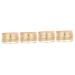 CALLARON 24 Pcs Bohemian Bracelet Maid of Honor Gifts Goldendoodle Gifts Gold Rhinestone Bracelet Ladies Bracelet Gold Rhinestone Bangle Wedding Favors Boho Gifts Miss Alloy Decorate Wrist 7X7X0.3CMx4pcs Goldenx4pcs
