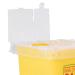 1L Sharps Container for Needles Tattoo Plastic Biohazard Needle Disposal - Red/Yellow - Buy Online on GoSupps.com