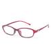 SIPHEW Fashion Y2k Fake Glasses for Women -Trendy Clear Cosplay Eyewear with Anti-Blue Light Protection A3 Clear Red