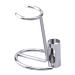 Shaving Razor and Brush Stand Universal Holder for Safety Razor Storage Shave Brush Holder Silver.