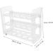 Mikikit Egg Storage Rack Refrigerator Egg Stand for Fridge Door Egg Rack Fridge Egg Holder Devil Organizer White 25.00X20.00X11.00CM - Buy Online on GoSupps.com