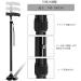 Canes Seniors Four Leg Walking Stick Retractable 10 Adjustable Heights with LED Light Lightweight Portable Comfy Base for Men Women Star of Light - Buy Online on GoSupps.com