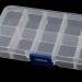 uxcell 2 Pcs Clear Plastic 10 Sections Press Buckle Tablet Box Holder - Organize & Store Tablets Safely | International Shipping Available - Buy Online on GoSupps.com