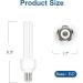 E27 15W U Type Bug Zapper Replacement Bulb (2 Pack) - Compatible with HOMESUIT, Yluces, POWIFY, Keuomy, YISSVIC & Other Models - Buy Online on GoSupps.com