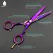 HUNTERrapoo 5.5 inch purple Stainless steel Hair cutting scissors kit thinning Shears for hairdressing barber scissors kit - Buy Online on GoSupps.com