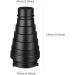 Aluminium Conical Snoot Kit for Bowens Mount Strobe Flash - Honeycomb Grid & Color Filters - Buy Online on GoSupps.com