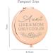 Rose Gold Travel Makeup Mirror: Funny Aunt Like a Mom Only Cooler Gift - Perfect for Birthday, Christmas & More! - Buy Online on GoSupps.com
