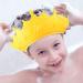 Kids Adjustable Baby Shower Cap - Yellow Bath Visor to Keep Water Out of Eyes and Ears - Buy Online on GoSupps.com