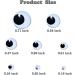 Vivixin 730pcs Self Adhesive Black Wiggle Googly Eyes for Crafts - Large & Small Assorted Sizes Sticker Eyes for DIY Projects - Buy Online on GoSupps.com