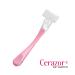 Cerazor Pink Ceramic Razor for Women - No Metal Allergy & Skin Damage | Safe Shaver for Sensitive Skin - Buy Online on GoSupps.com