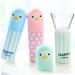 Portable Cartoon Toothbrush Holder & Travel Toothpaste Case - Dust-Resistant Storage Box - Blue - Buy Online on GoSupps.com