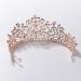 Sunshinesmile Rhinestone Crystal Gold Bridal Tiara Crown for Women - Wedding & Pageant Hair Accessory - Buy Online on GoSupps.com