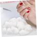 Beatifufu 3 Manicure Tools Cotton Balls for Nail Polish Remover Makeup Cotton Balls Pet Care Cotton Balls Nail Cleaning Cotton Balls Gel Nail Polish Nail Gel Removal Cotton White - Buy Online on GoSupps.com