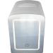 Portable Mini Fridge with Cold & Heat Functions, 4L Capacity, Mirror Door, LED - White | Home & Car Adapters | Ideal for Cosmetics, Skincare, Fresh Food, Soda - Buy Online on GoSupps.com