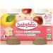 Babybio - Small Chestnut Apple Pots 2x130 g - ORGANIC - Pack of 6 - Buy Online on GoSupps.com