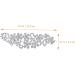 SOESFOUFU Crystal Hair Comb Wedding Hair Clip Flower Claw Clips Rhinestone Headpiece Pearl Headpiece for Wedding Bridal Hair Clip Side Pearl Hair Comb Zinc Alloy Rhinestones The Photo Bride - Buy Online on GoSupps.com