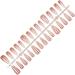 AJTUTUS French Tip Press on s Long False s Fake s Full Cover Stick on s for Women and Girls - Buy Online on GoSupps.com
