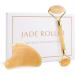 Gua Sha Facial Tool Natural Jade Roller Guasha Skin Scraper Facial Set Facial Stone Firming Face Anti-Aging Puffy Eyes Massager Neck Anti Wrinkle-Yellow set no box - Buy Online on GoSupps.com
