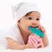 MinikOiOi Toothee - Teal 101040001 | Soft Silicone Teether | Perfect for Baby's Oral Care | Shop Internationally - Buy Online on GoSupps.com