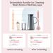 Baby Bottle Brushes Set - Extendable Long Handle, 3 Pieces Pink - Cleaning Silicon Teat, Milk, Water Bottles - Cleaner - Buy Online on GoSupps.com