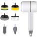 Cordless Scrubber | Power Cleaning Brush Handheld Rechargeable Kitchen Dish Brush with 6 Replaceable Brush for Bathroom Living Room Kitchen White - Buy Online on GoSupps.com