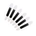 BIUDECO 50pcs Makeup Applicator Sponge Sticks Brush Eyeshadow Applicator Brush Face Clothing Set M White