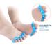 Yosoo Hallux Valgus Corrector - 2 Pairs 5 Holes Toe Separators for Pain Relief | Soft Elastic SEBS Material | Shock Absorption & Foot Stress Relief | International Shipping Available - Buy Online on GoSupps.com