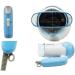 Cordless hair dryer 1100W mini hair dryer portable folding hair dryer small travel hair dryer (Blue) - Buy Online on GoSupps.com