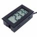 Ranrao LCD Digital Aquarium Thermometer - Mini Temperature Display with 1m-5m Probe & 2m Black Cable - Buy Online on GoSupps.com