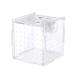 POPETPOP Fish Breeding Box-Isolation Box Breeder Hatchery Incubator Aquarium Fish Breeding Boxes Divider Hatching Boxes Accessory for Small Baby Fishes Shrimp Clownfish Guppy-Small Suction Cup Size 1