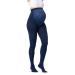 JOBST Maternity Opaque Compression Waist High Pantyhose Stockings Closed Toe 20-30 mmHg Moderate Support for Swollen Legs During Pregnancy Medium Navy