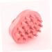 Anneomas Silicone Massage Brush - Scalp Massager for Shampoo & Dandruff Removal - Pink 9.5x7cm - Buy Online on GoSupps.com