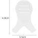 Facynde 10pcs Silicone Eyelash Shield Pads - Y-Shape Eyelash Perming & Lifting Tools for Perfect Makeup - Buy Online on GoSupps.com