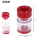 Pill Crusher Container - Portable Plastic Grinder for Tablets - Multifunction Cylindrical Design - Red - Buy Online on GoSupps.com