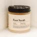 FootFitter Exfoliating Natural Sea Salt Foot Scrub - Sweet Vanilla (11.2 oz.) - Buy Online on GoSupps.com