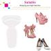 URAQT Gel Shoe Inserts for Women - Anti-Slip Heel Grips & Foot Insoles (4 Pairs) - Transparent - Buy Online on GoSupps.com
