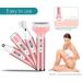 Ghzest Electric Shaver for Women - 4 in 1 Wireless Ladies Razor & Bikini Trimmer for Face Nose Eyebrows & Body - Buy Online on GoSupps.com