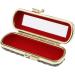 OcencO Lipstick case durable and waterproof leather lip case with button closure and mirror Black - Buy Online on GoSupps.com