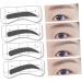 FOMIYES 32 Pairs 8 Eyeshadow Eye Shadows Kits Eyebrow Makeup Tools Suite Eyebrow Marks Eyebrow Trimming - Buy Online on GoSupps.com